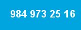 984 973 25 16 984 973 25 16